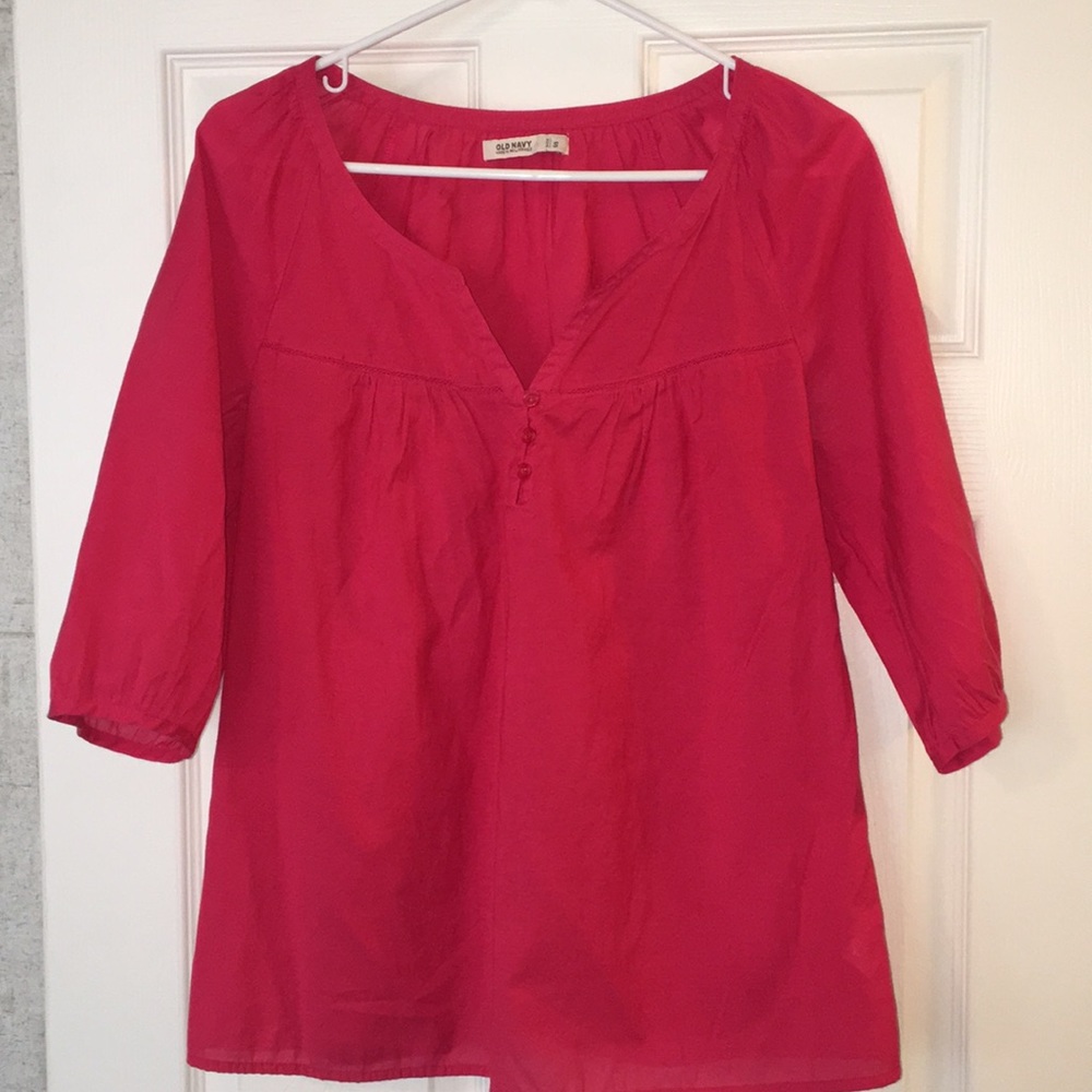 Old Navy 3/4 sleeve cotton top *sold*